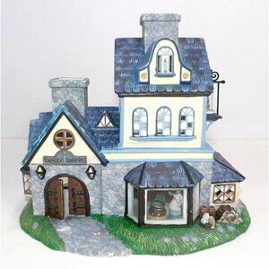 PARTYLITE Olde World Village porcelain house fits 2 candles vintage 10 x 6.5 x 9